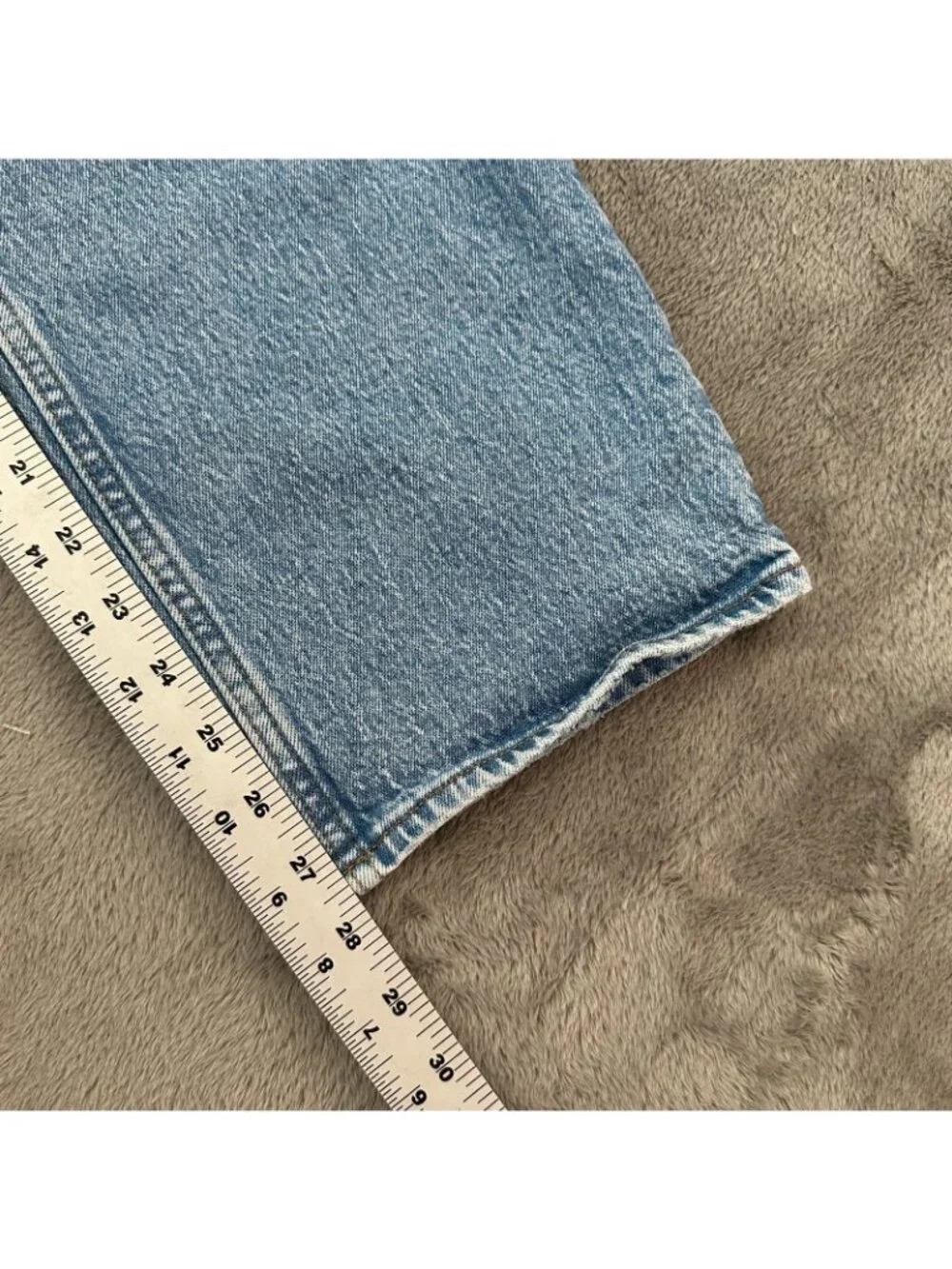 Abercrombie & Fitch The 90s Straight Ultra High Rise Jeans 33 16 Short